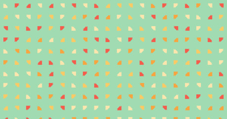 Abstract Color Halftone Dots generative art background illustration