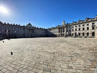 Fototapeta na wymiar A view of Somerset House in London