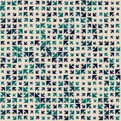 Abstract Color Halftone Dots generative art background illustration