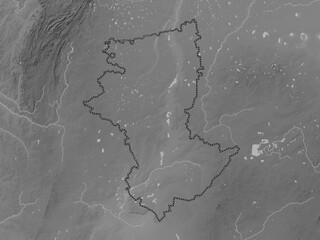 Qostanay, Kazakhstan. Grayscale. No legend