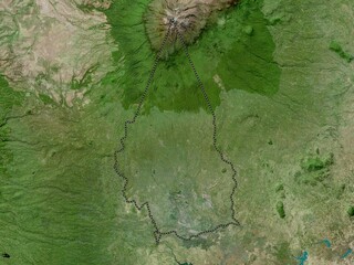 Kirinyaga, Kenya. High-res satellite. No legend