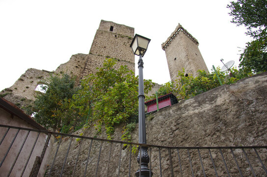 The Caldora castle or Cantelmo castle is an ancient Abruzzo fortification, located in the historic center of Pacentro, in the province of L'Aquila - Italy