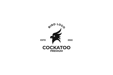 Flat cockatoo head logo design vector  template illustration © Brandingasik