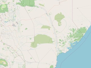 Tana River, Kenya. OSM. No legend