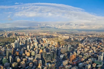 Papier Peint photo autocollant Cerro Torre Santiago desde las alturas