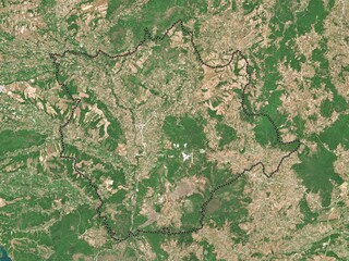 Kline, Kosovo. Low-res satellite. No legend