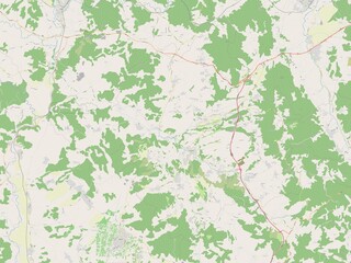 Malisheve, Kosovo. OSM. No legend