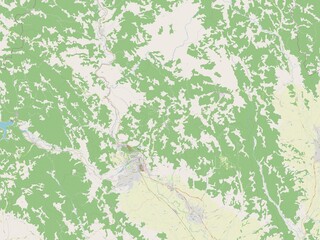 Mitrovice, Kosovo. OSM. No legend