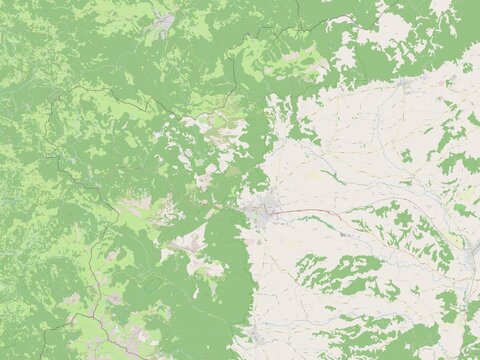 Peja, Kosovo. OSM. No legend