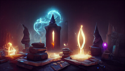 Fototapeta premium ancient magic temple