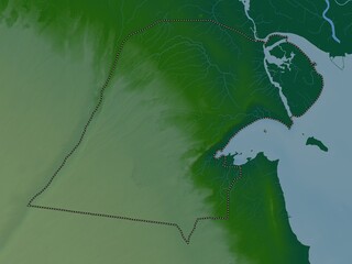 Al Jahrah, Kuwait. Physical. No legend