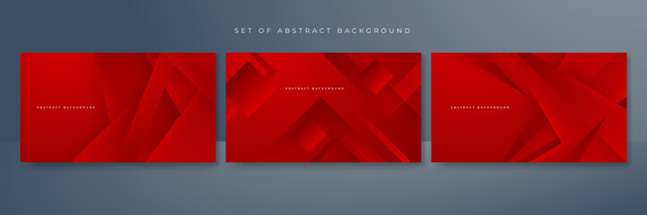 Red background with modern trendy fresh color for presentation design, flyer, social media cover, web banner, tech banner