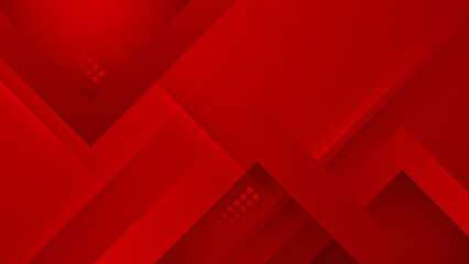 Fototapeta premium Red background. Vector abstract graphic design banner pattern presentation background web template.