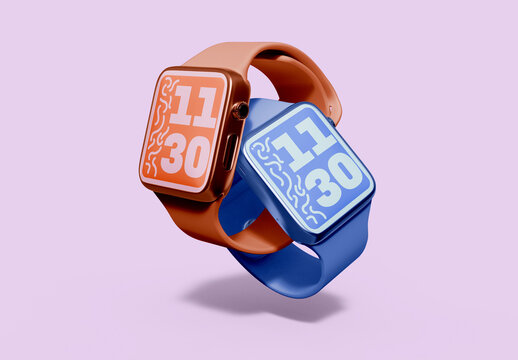 Dual Smartwatch Mockup