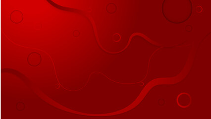 Gradient red geometric pattern background texture for poster cover design. Minimal color abstract gradient banner template. Modern vector wave shape for brochure