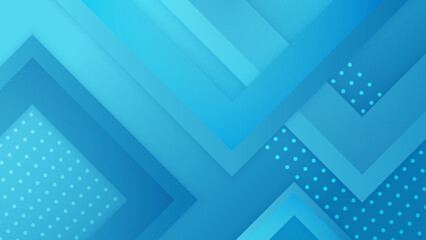 Fototapeta premium Modern blue abstract background. Vector abstract graphic design banner pattern presentation background web template.