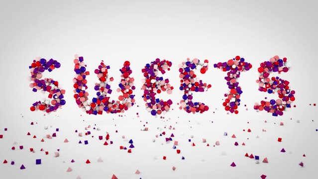 Animation - Levitating sweets