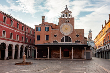 Chiesa di San Giacomo di Rialto church (oldest church in Venice), Italy