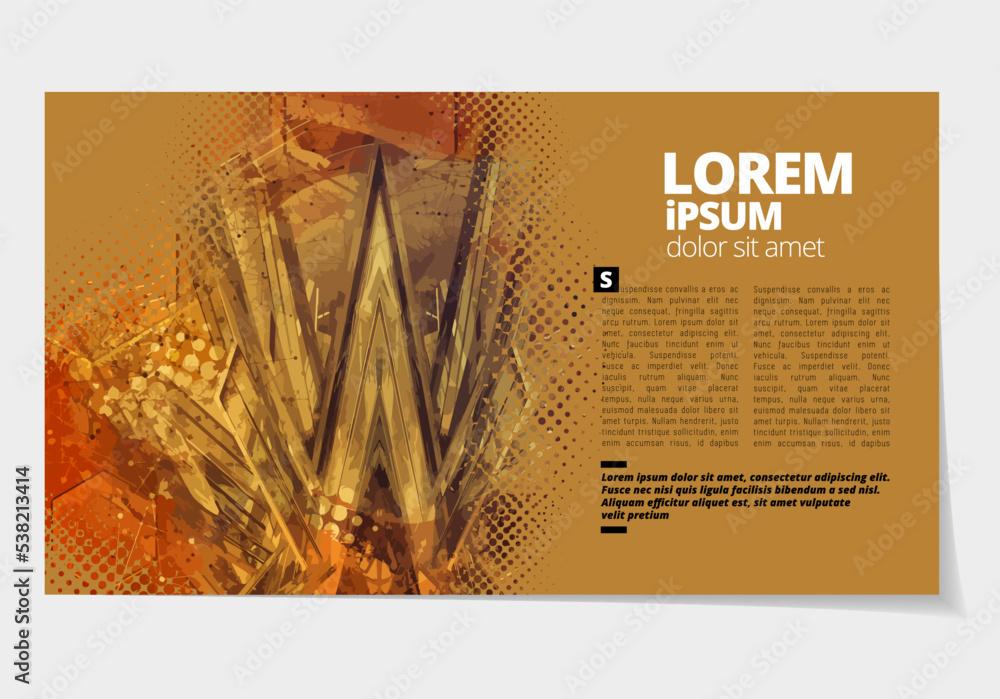 Canvas Prints elegant layout for business presentation with technology and science background, vector illustartion