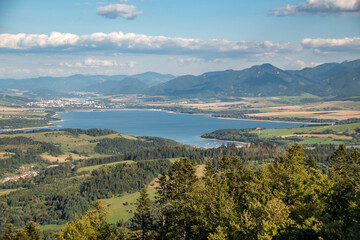 Obraz premium view of the lake, Liptovska Mara