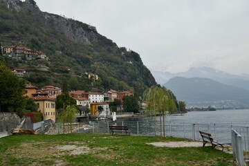 Fototapeta premium Musso, Lake Como, Italy