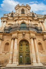 Beautiful baroque church in Scicli