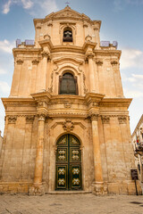 Beautiful baroque church in Scicli