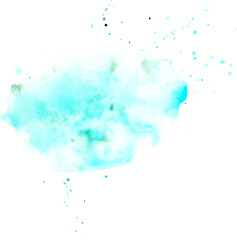 Obraz premium blue water splash isolated