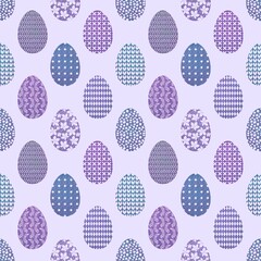 Easter eggs seamless spring pattern for kids clothes print and notebooks and wrapping paper and fabrics