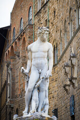 Obraz premium Statue in Florence, Italy.