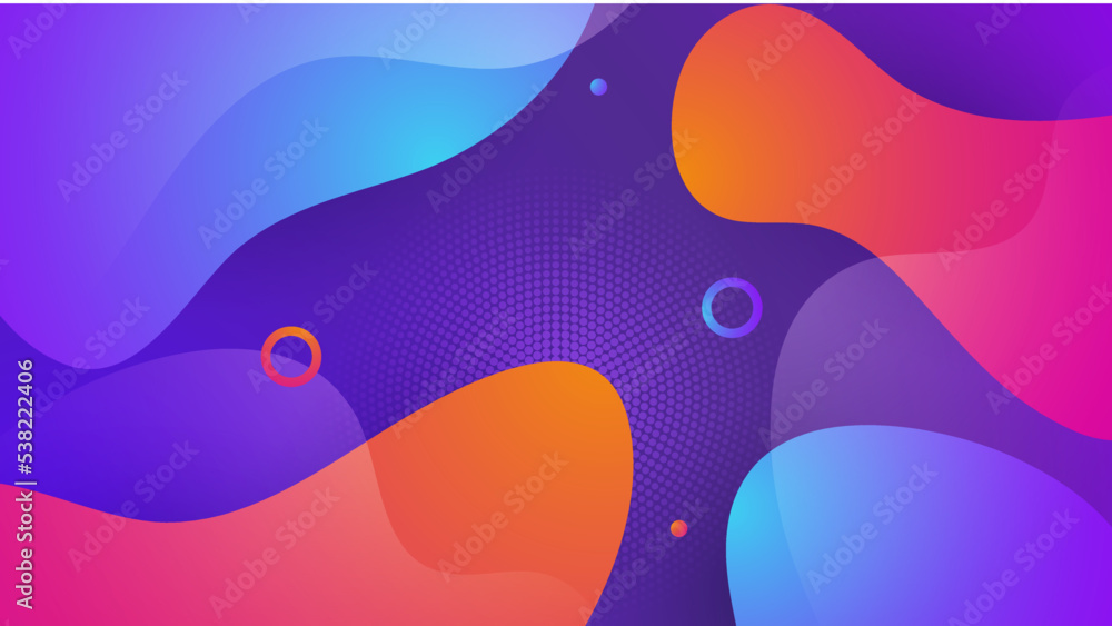 Poster Modern colourful colorful abstract background template design. Vector abstract graphic design banner pattern presentation background web template.