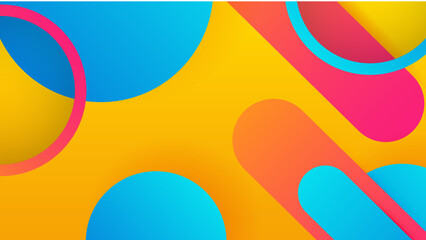 Modern colourful colorful abstract background template design. Vector abstract graphic design banner pattern presentation background web template.