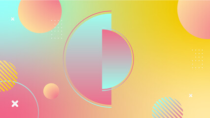 Modern colourful colorful abstract background template design. Vector abstract graphic design banner pattern presentation background web template.