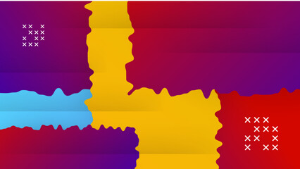Modern colourful colorful abstract background template design. Vector abstract graphic design banner pattern presentation background web template.