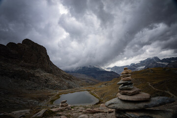 Cloud in the mountains