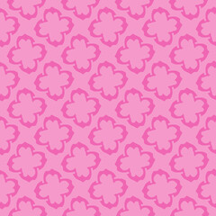 Floral pattern design template with flower motif. nature decorative background in flat style. repeat and seamless vector for wallpapers, wrapping paper, packaging, printing business, textile, fabric