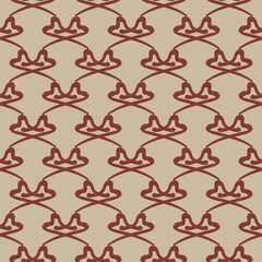 Fototapeta premium Ornament pattern design template with decorative motif. background in flat style. repeat and seamless vector for wallpapers, wrapping paper, packaging printing business, textile, fabric