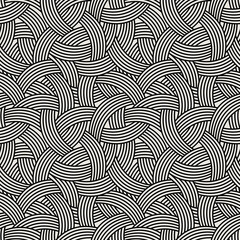 Seamless pattern with striped tapes. Monochrome abstract background. Vector bold tapes.