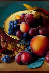 High Quality Illustration of Fruit Basket
