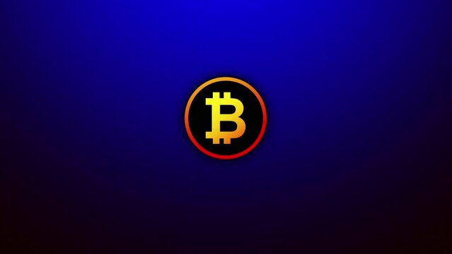 Bitcoin logo and background with imperfect motion - Bitcoin Noise glitches overlay video. Bitcoin Digital Video Glitch Malfunction - Film Noise on Analog TV Screen VHS, Bitcoin video - Blockchain