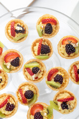 delicious appetizers ordered and ready to eat, eaten gourmet decorated with fruits, sweet dessert wallpaper