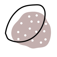 abstract hand drawn vector element