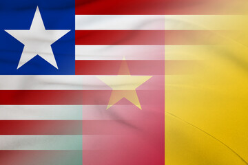 Liberia and Cameroon government flag international relations KHM LBR