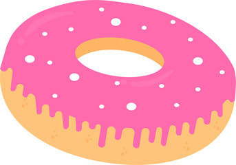 donuts with pink glaze