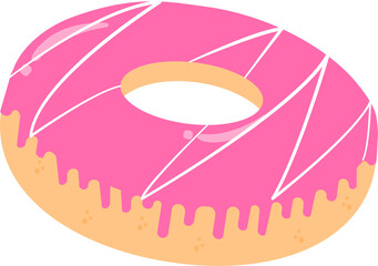 donuts with pink glaze