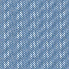 Plakat Seamless knitted background, vector illustration Textured fabric blue background.