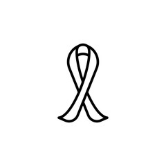 cancer tape icon vector design templates