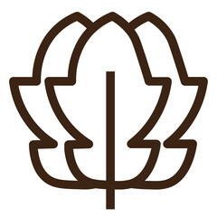 vegan vegetable vegetarian outline icon