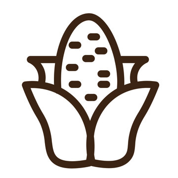 recommend clip art: autumn corn fall food harvest meal vegetable outline icon
