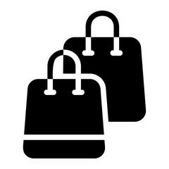 shopping glyph icon